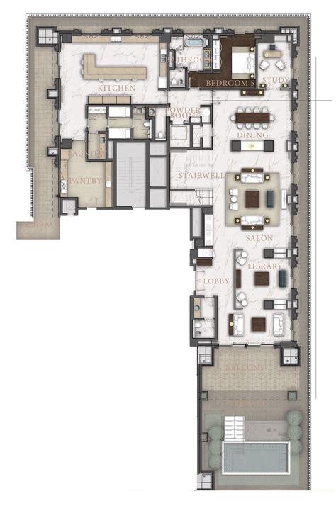 buy fendi penthouses amman|The Residence Penthouses Floorplan .